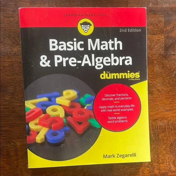Basic Math & Pre-Algebra for Dummies - 2nd Edition - Picture 1 of 1